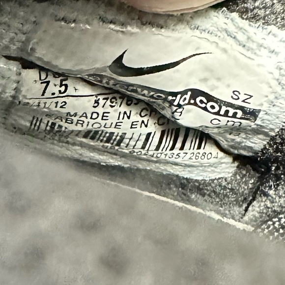 Nike Dunk Sky Hi Black Essential Mesh Gum Hidden Wedge Size 7.5 - Picture 8 of 9